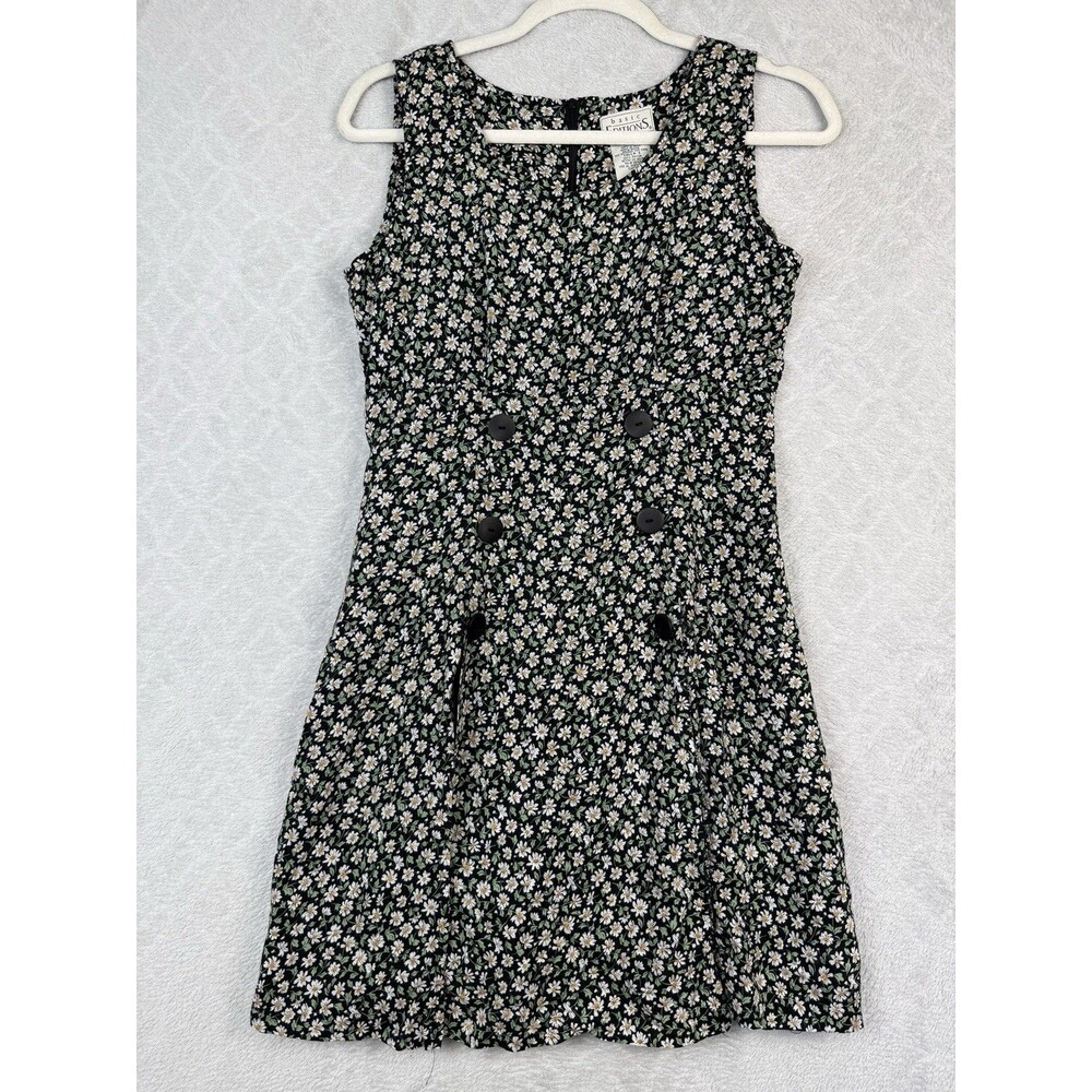 Vtg Basic Editions Skort Romper Small Ditsy Floral Cottagecore Feminine 90s Y2K